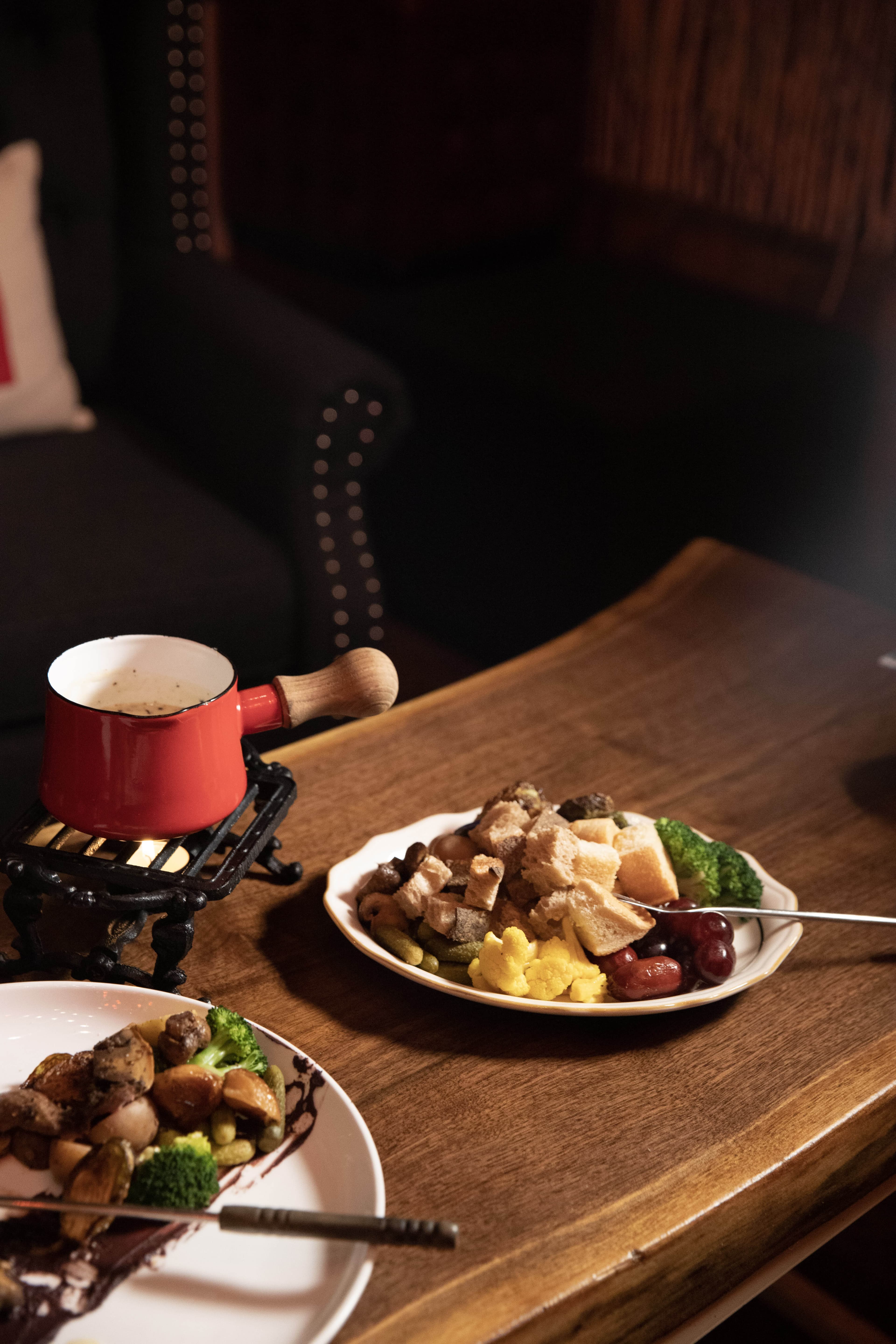 Fondue spread