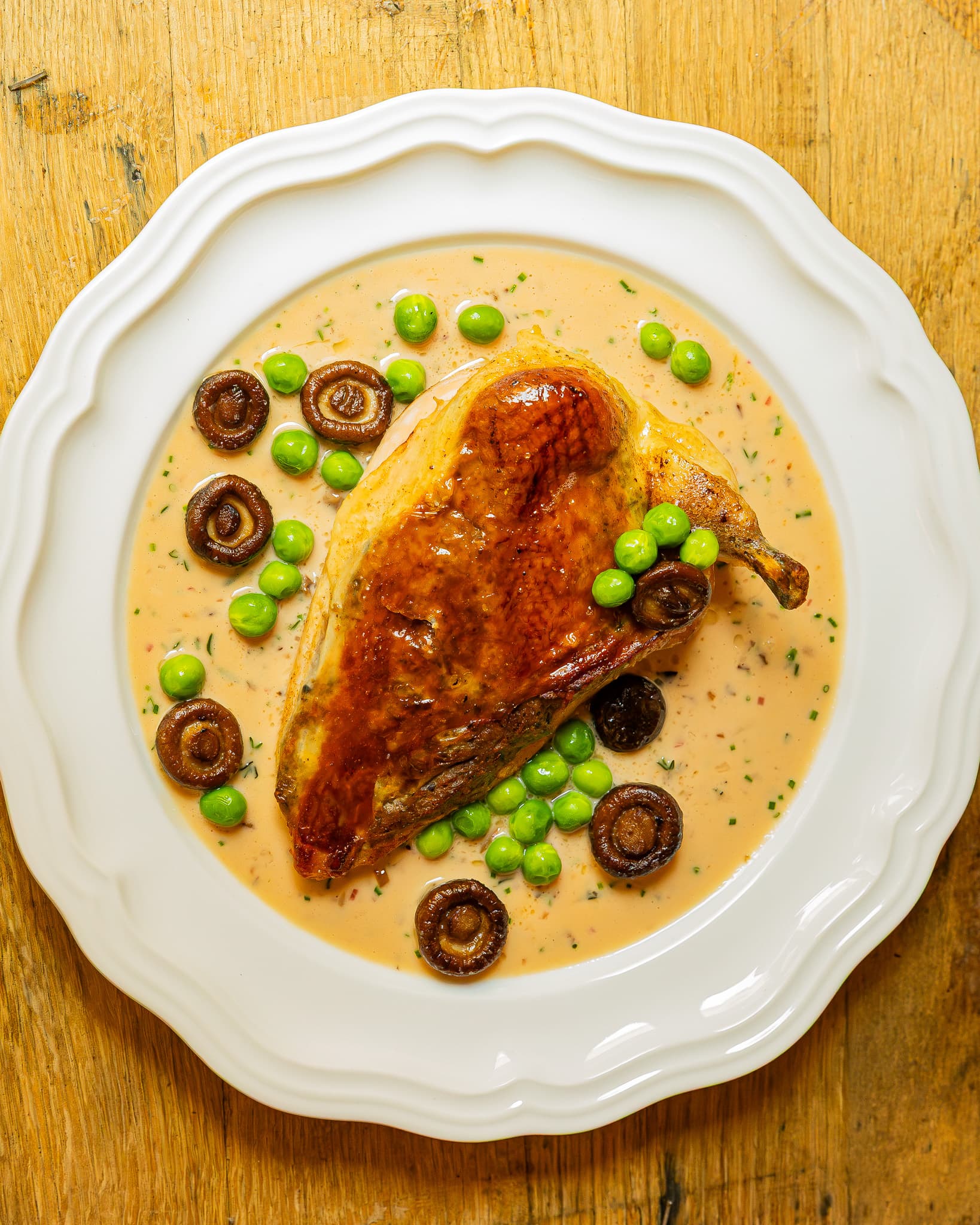 Signature plated dish