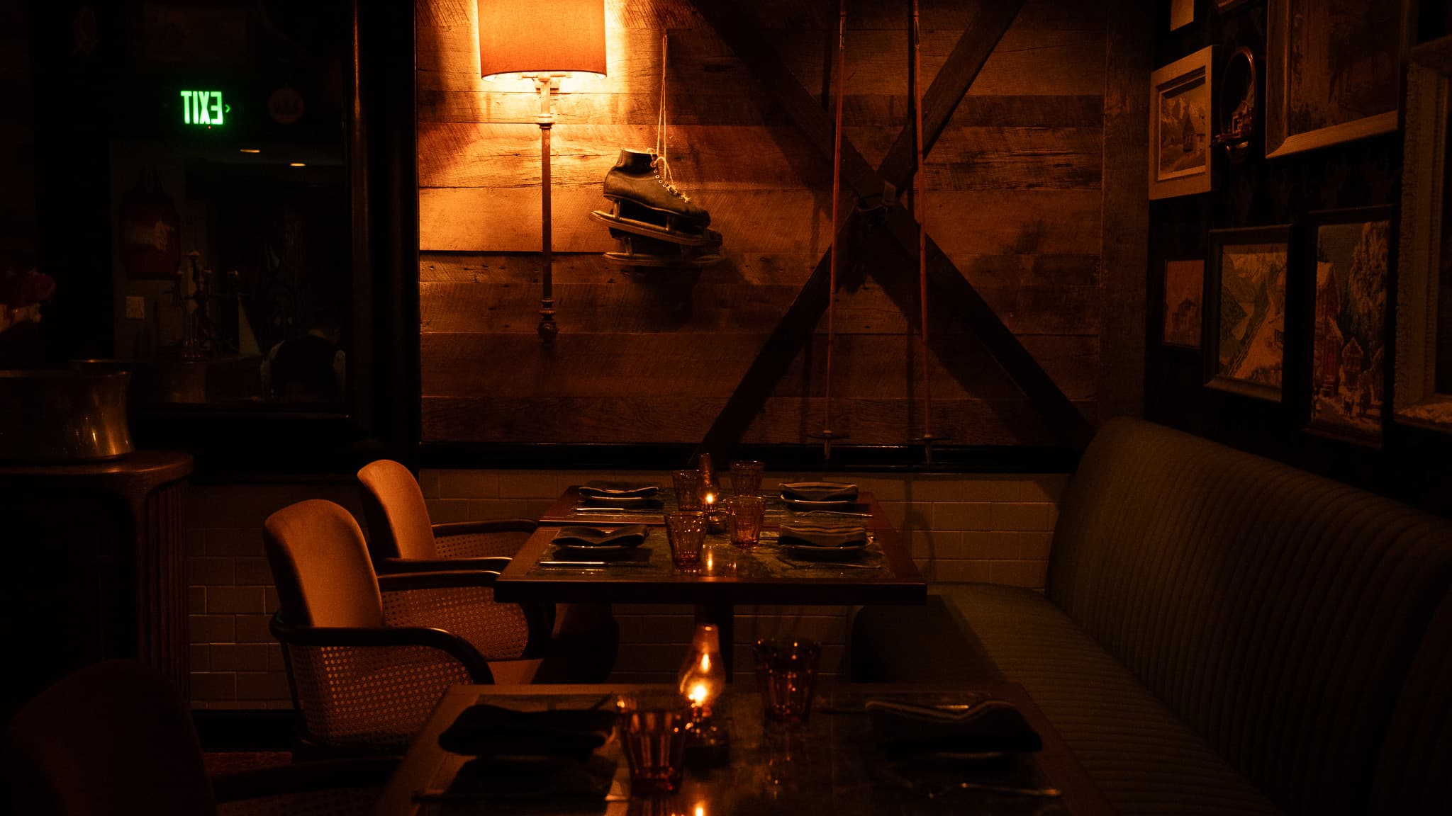 The bar at Butcher and the Rye